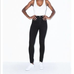 American apparel easy jeans in black size small